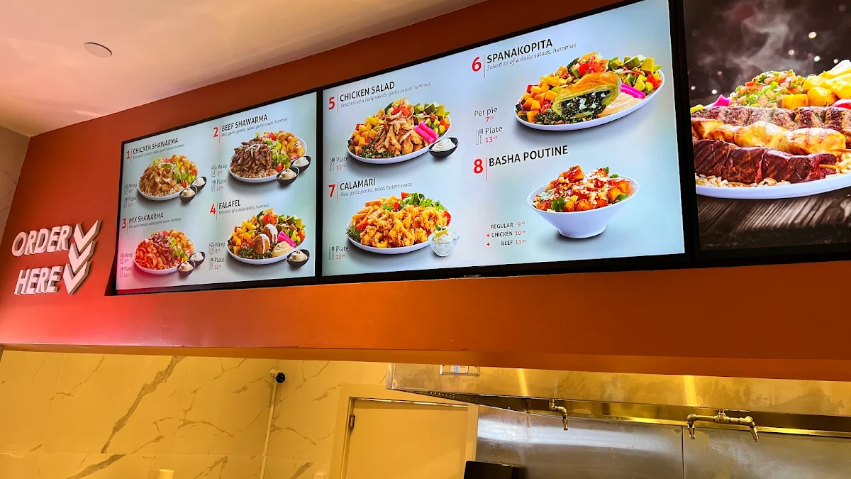 Menu, BASHA Metrotown