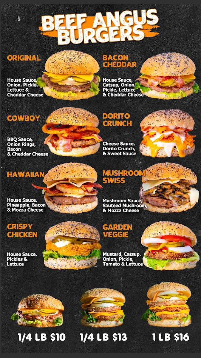 Menu, Marco’s Famous
