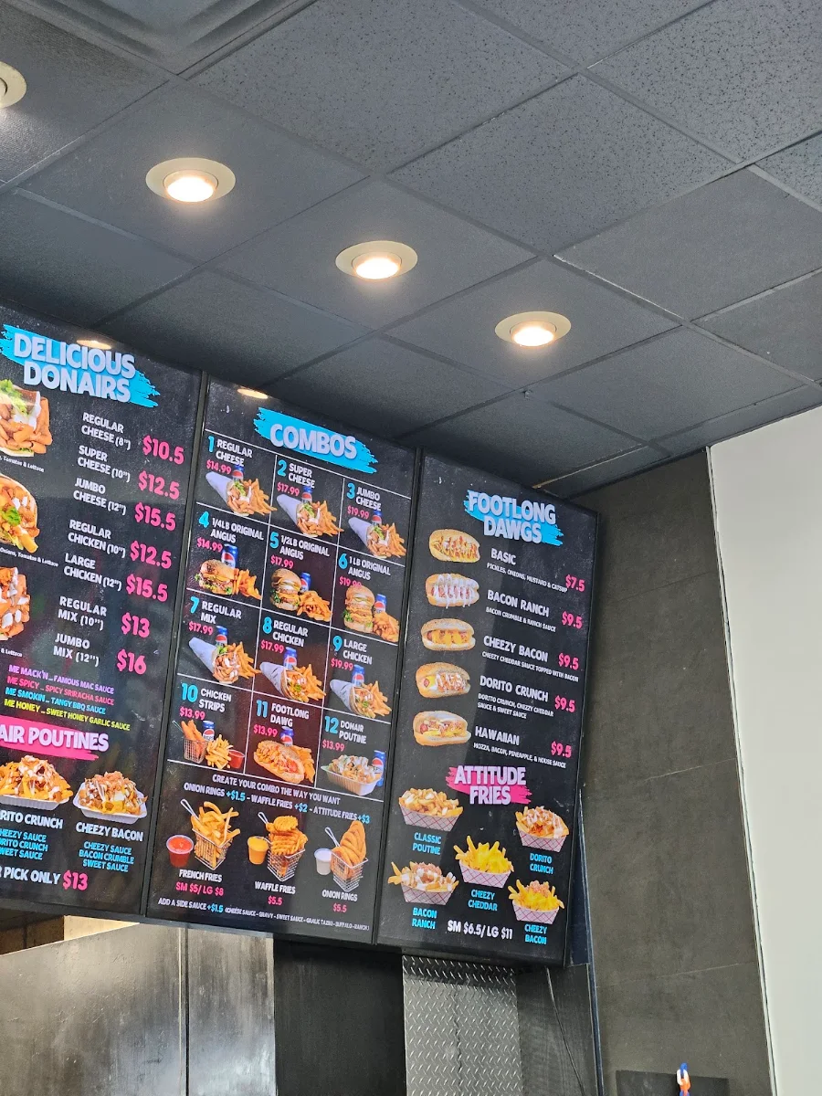 Menu, Marco’s Famous