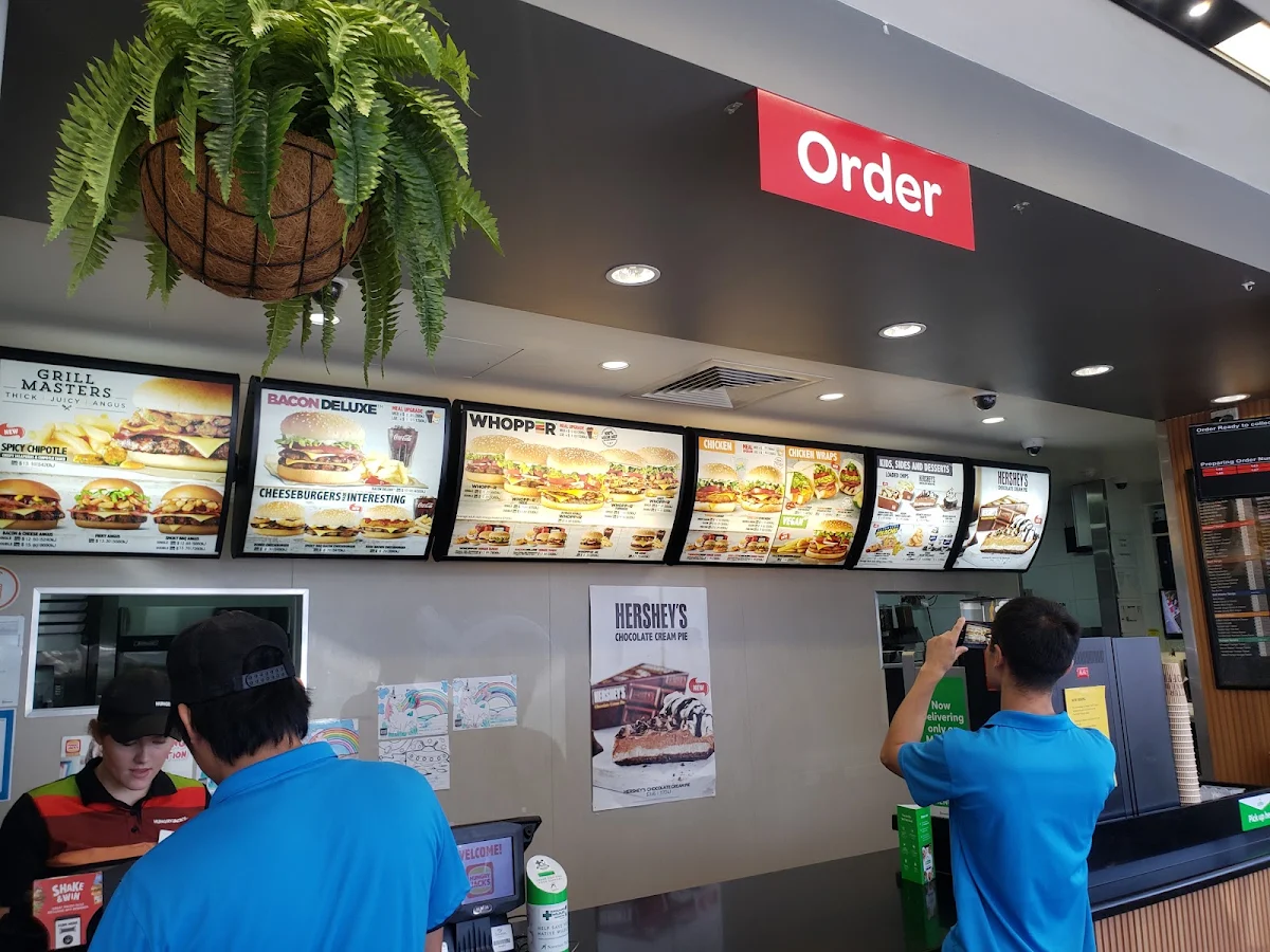 Menu, Hungry Jack's Burgers Southport