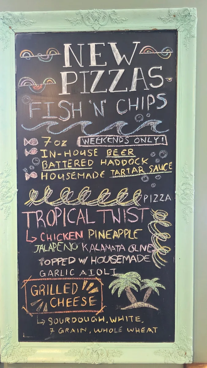 Menu, Iron Forge Pizza