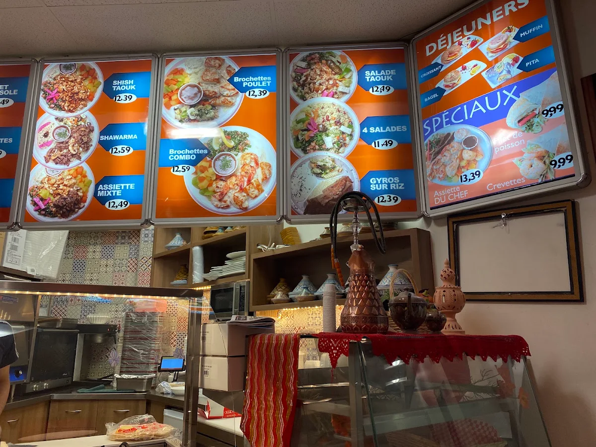 Menu, Restaurant libanais Lebourgneuf