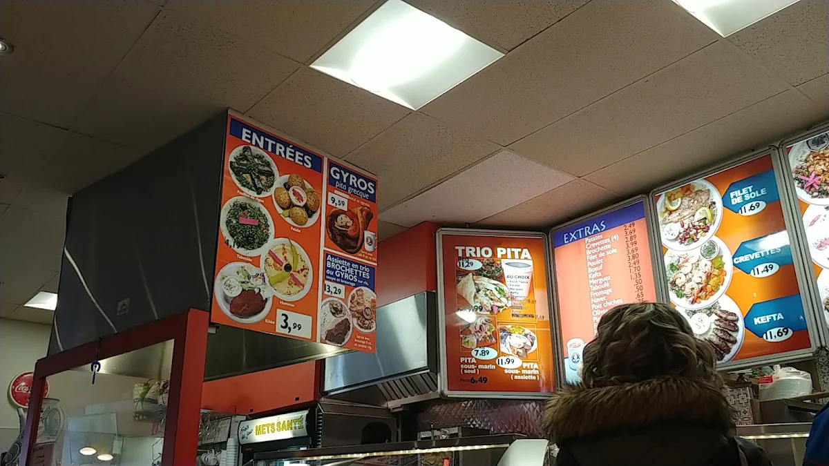 Menu, Restaurant libanais Lebourgneuf