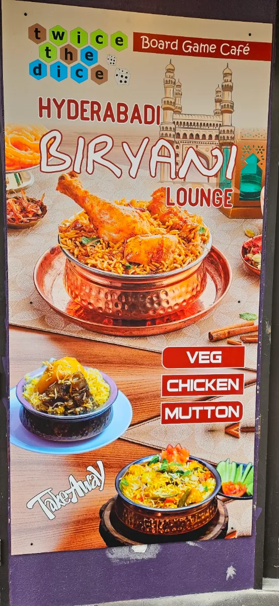 Menu, Hyderabadi Biryani Lounge