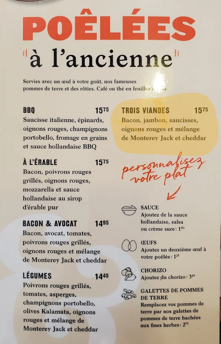 Menu, Ben & Florentine