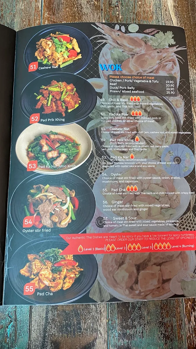 Menu, @Bangkok