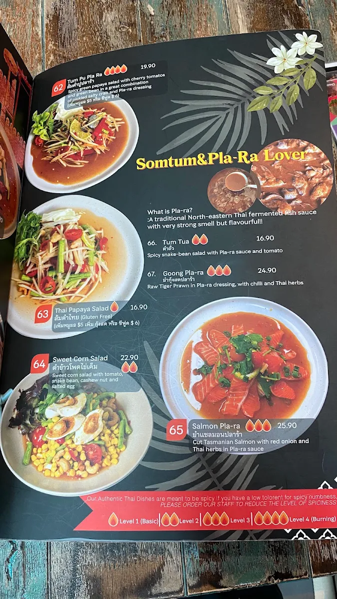 Menu, @Bangkok