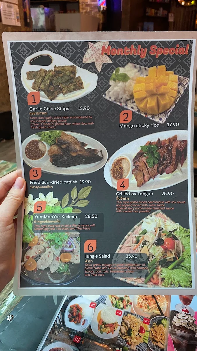 Menu, @Bangkok