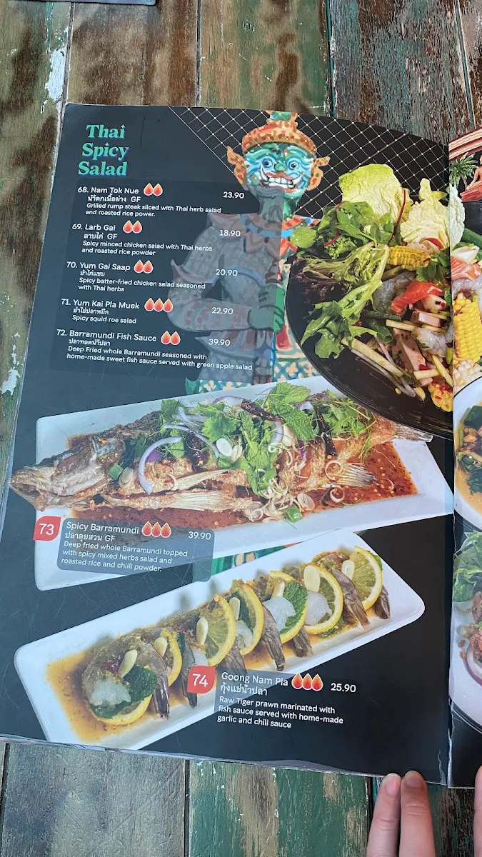 Menu, @Bangkok