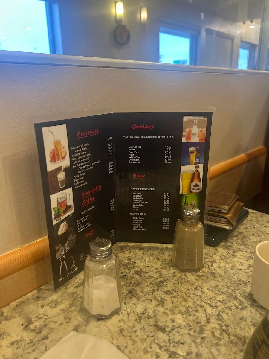 Menu, Jade Buffet Of China