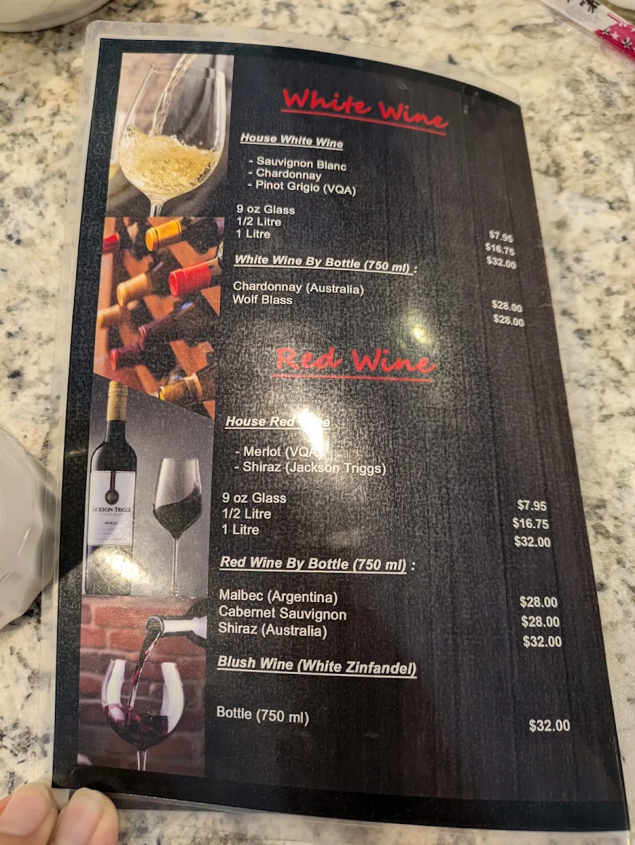 Menu, Jade Buffet Of China