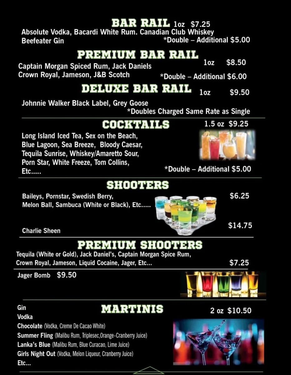 Menu, Wing House
