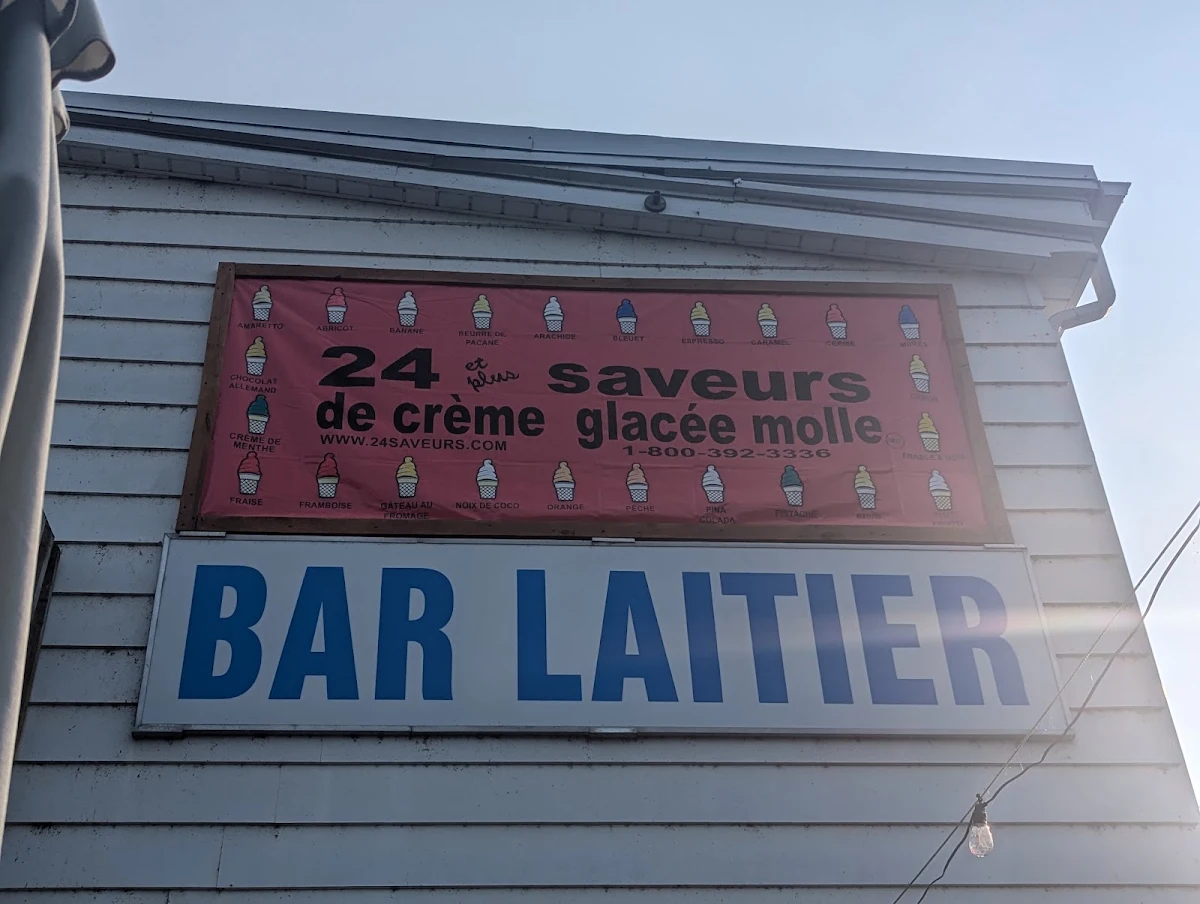 Menu, Bar laitier - Aux petits délices