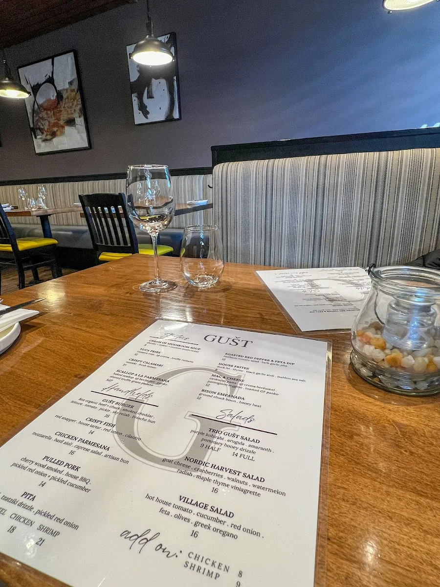 Menu, Gušt