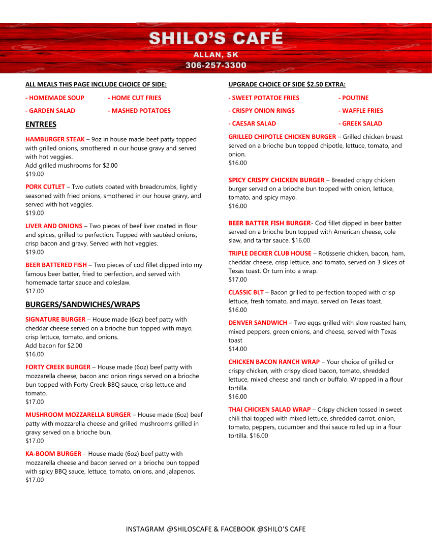 Menu photo 1
