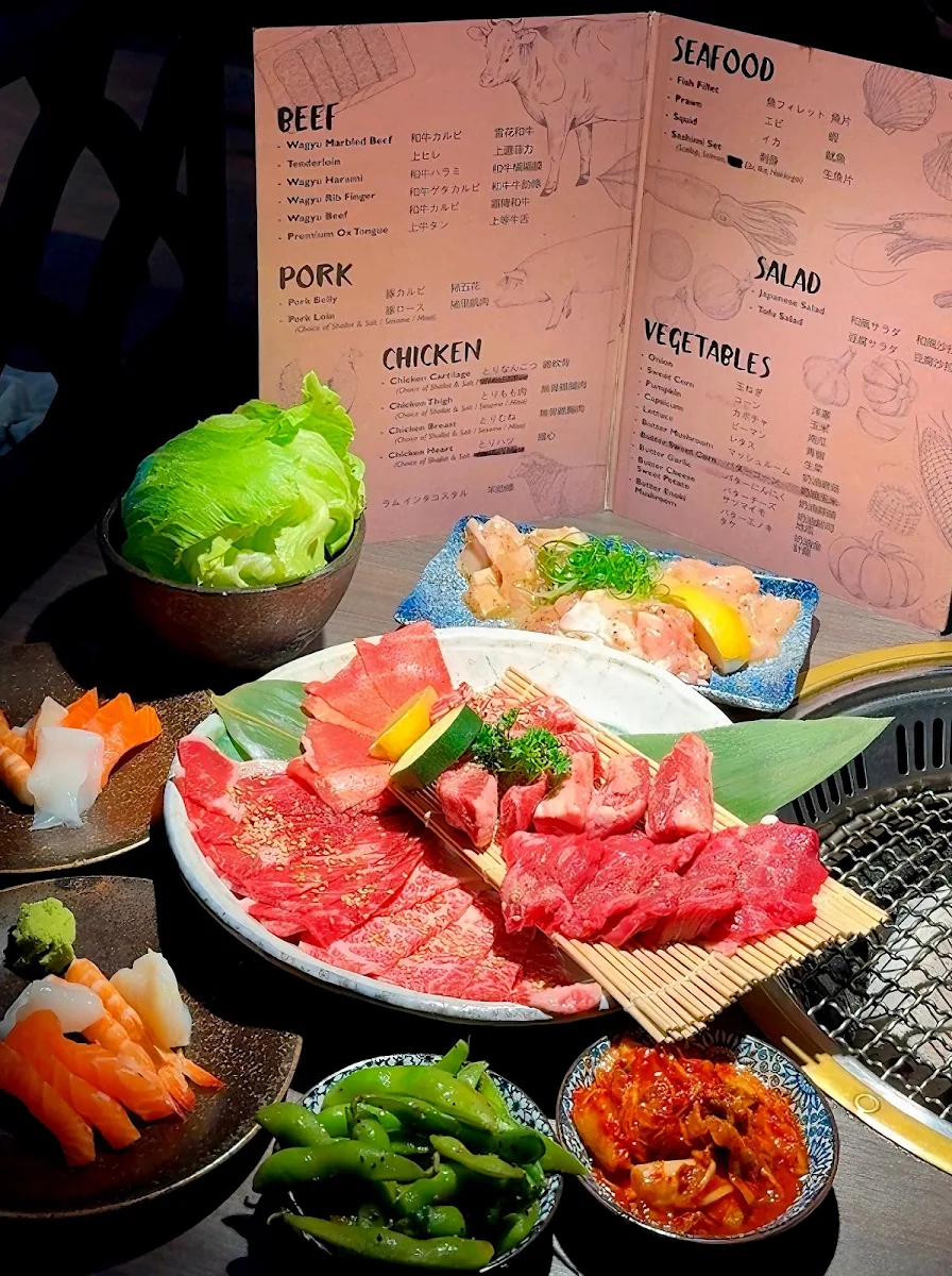 Menu, Shinbashi Yakiniku