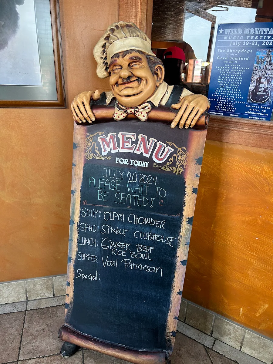 Menu, Smitty's Family Restaurant