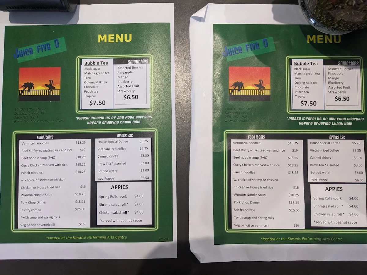 Menu photo 1