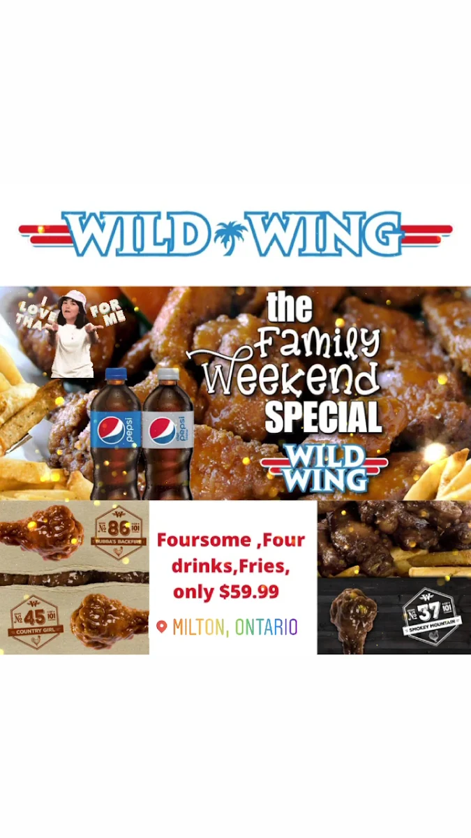 Menu, Wild Wing