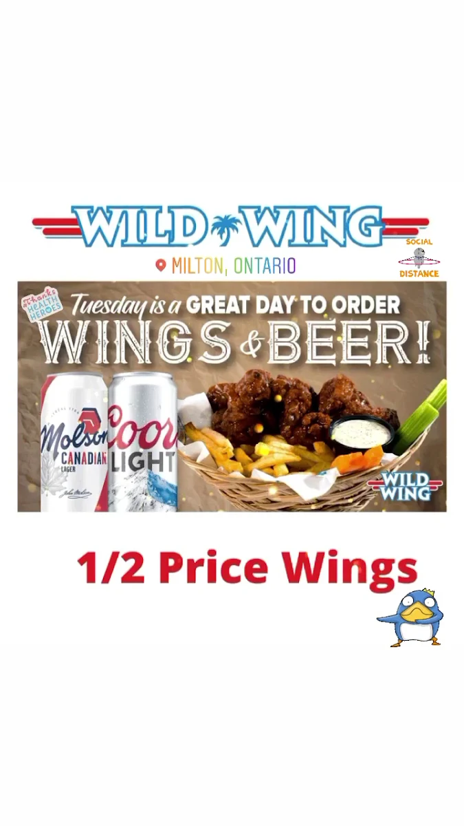 Menu, Wild Wing