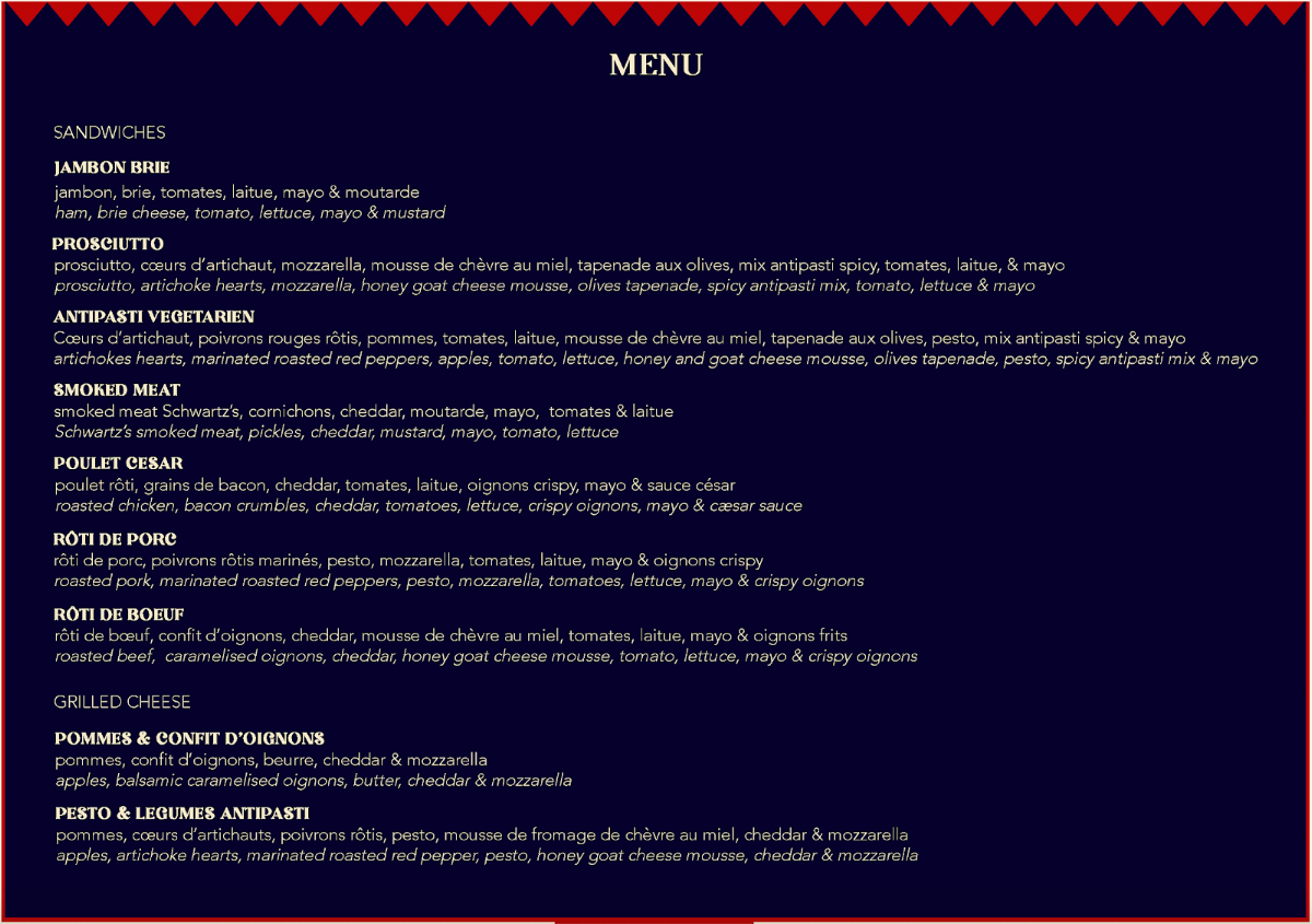 Menu photo 1