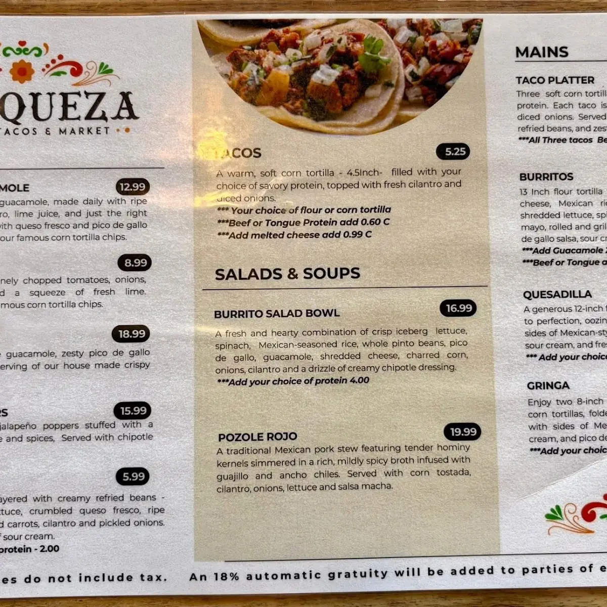Menu photo 1