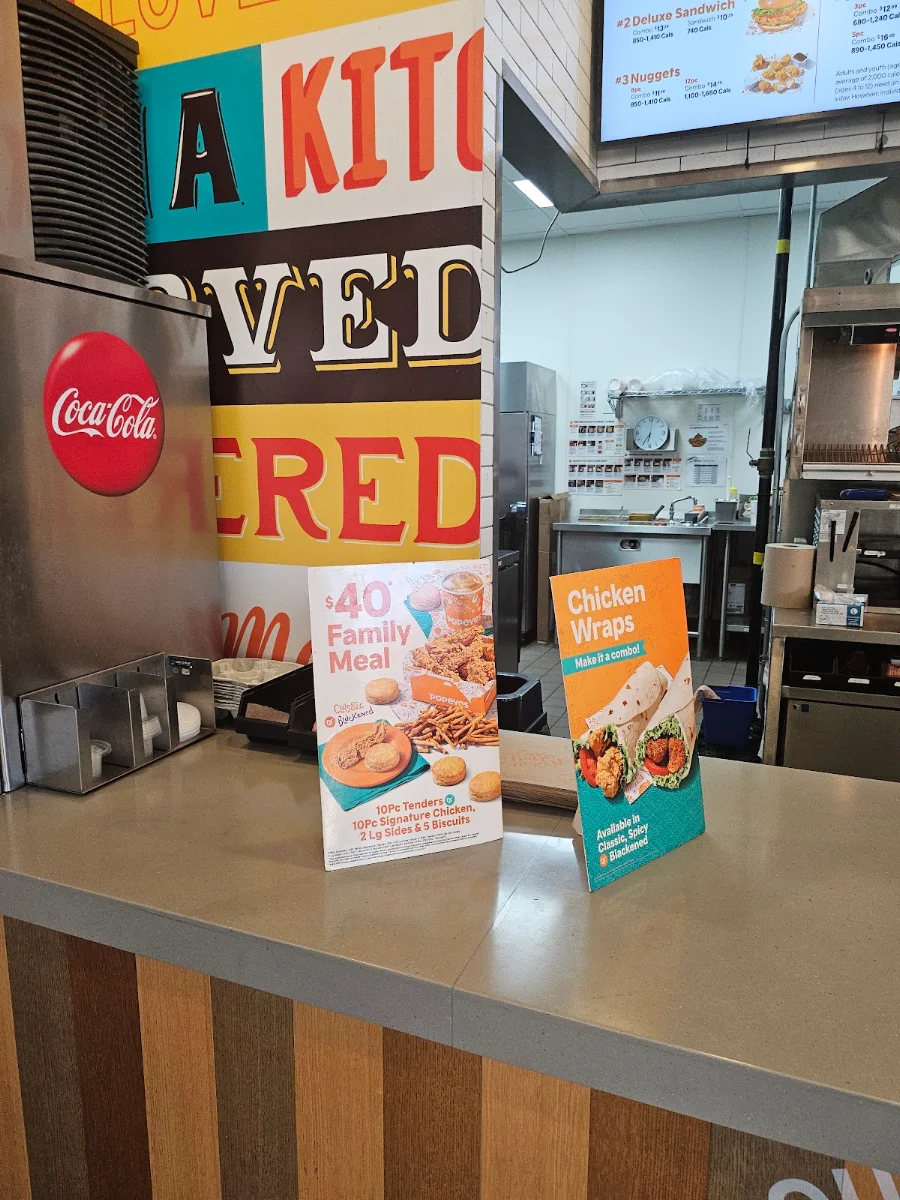 Menu, Popeyes Louisiana Kitchen