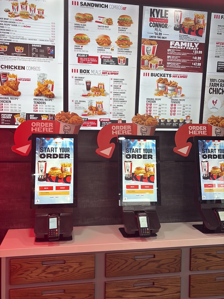 Menu, KFC