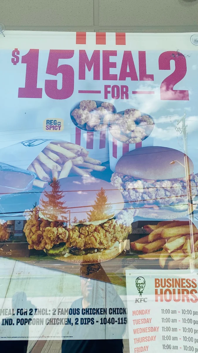 Menu, KFC