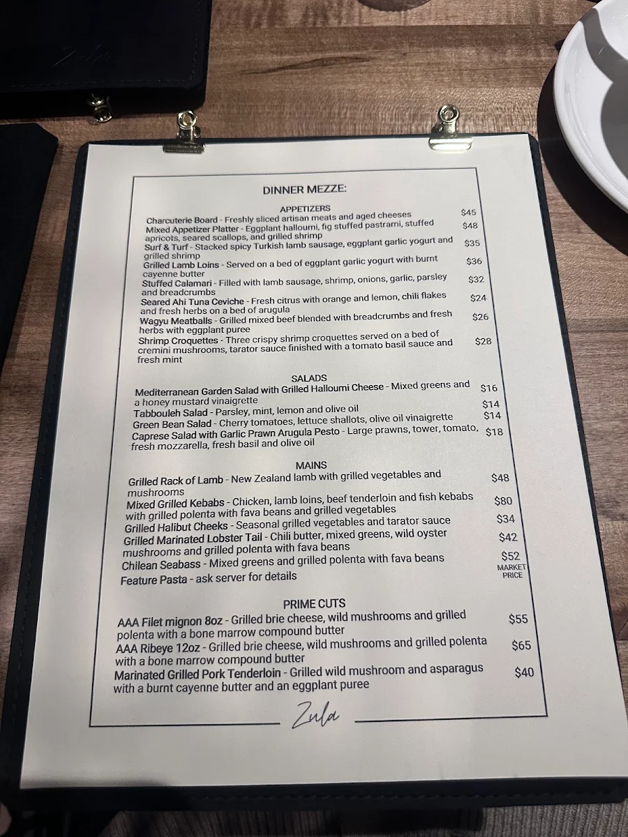 Menu photo 1