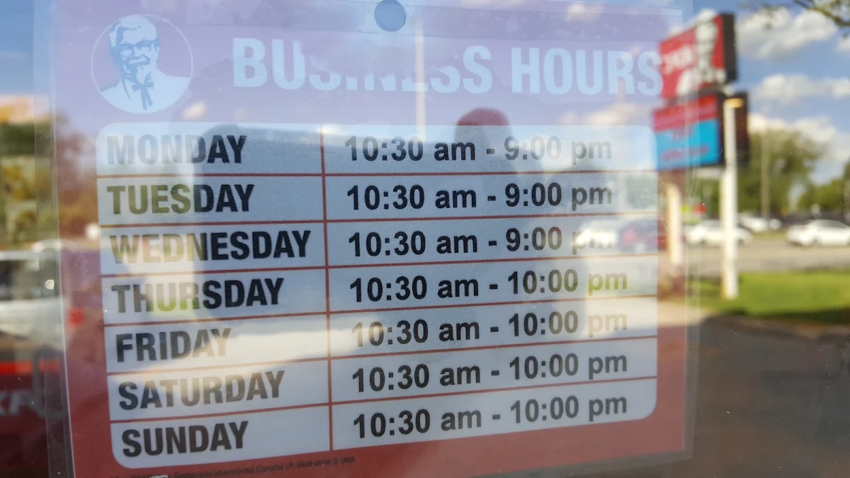 Menu, KFC