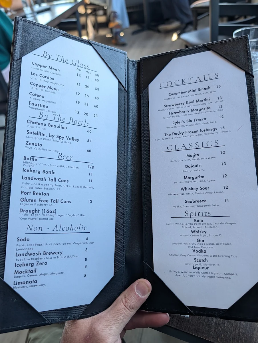 Menu, Stone Ducky
