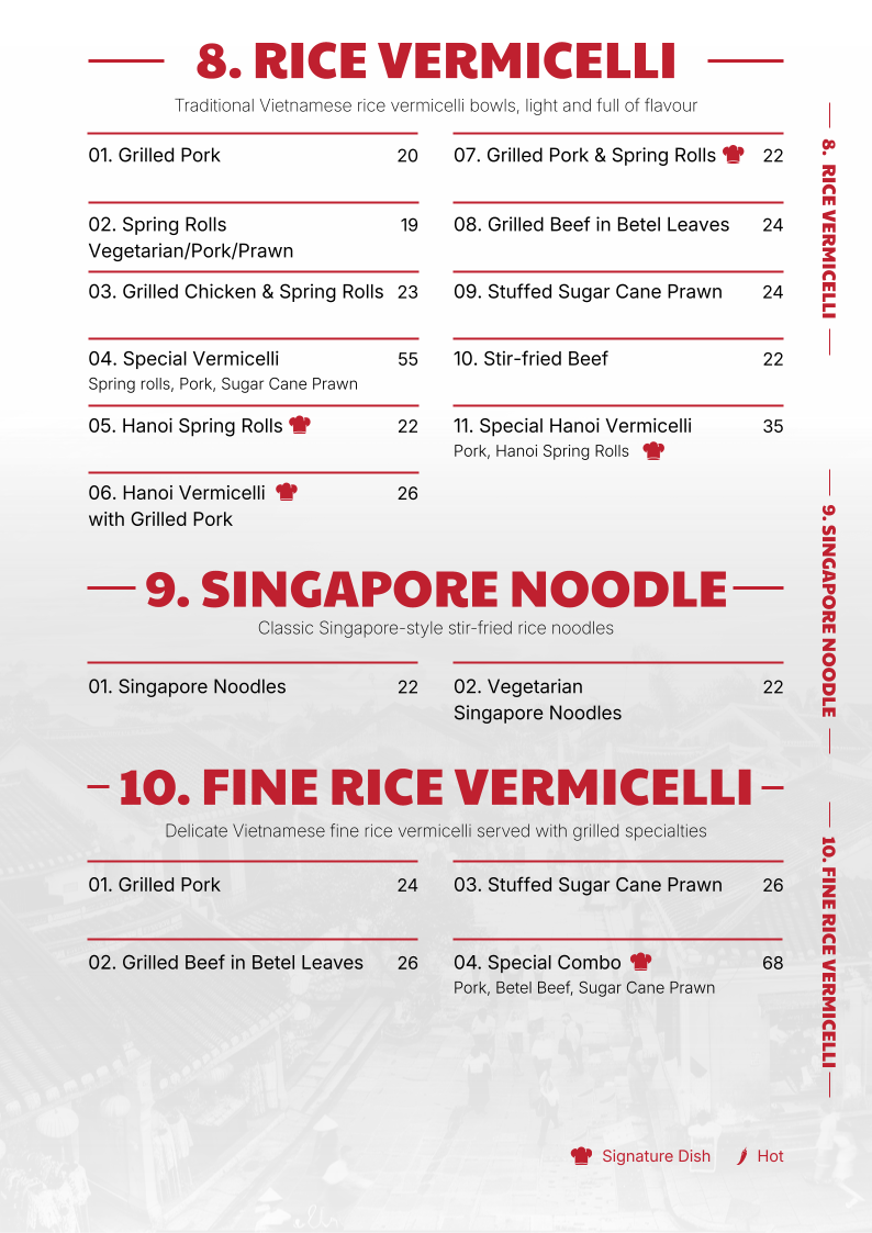 Menu, An Kitchen Vietnamese and Chinese Restaurant