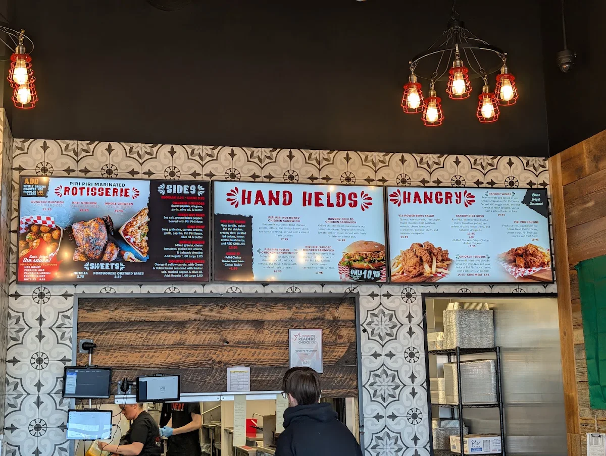 Menu, Hangry Chicken