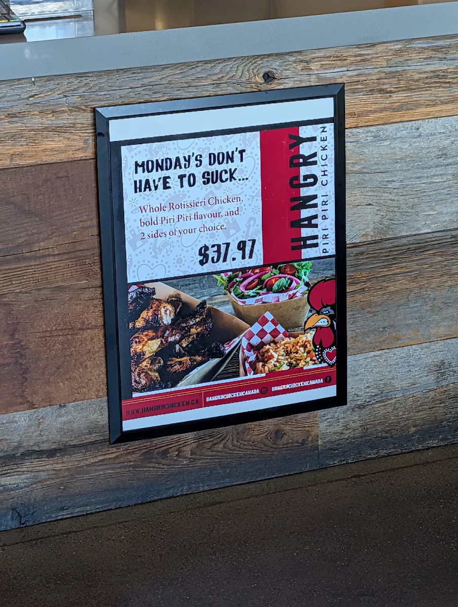 Menu, Hangry Chicken