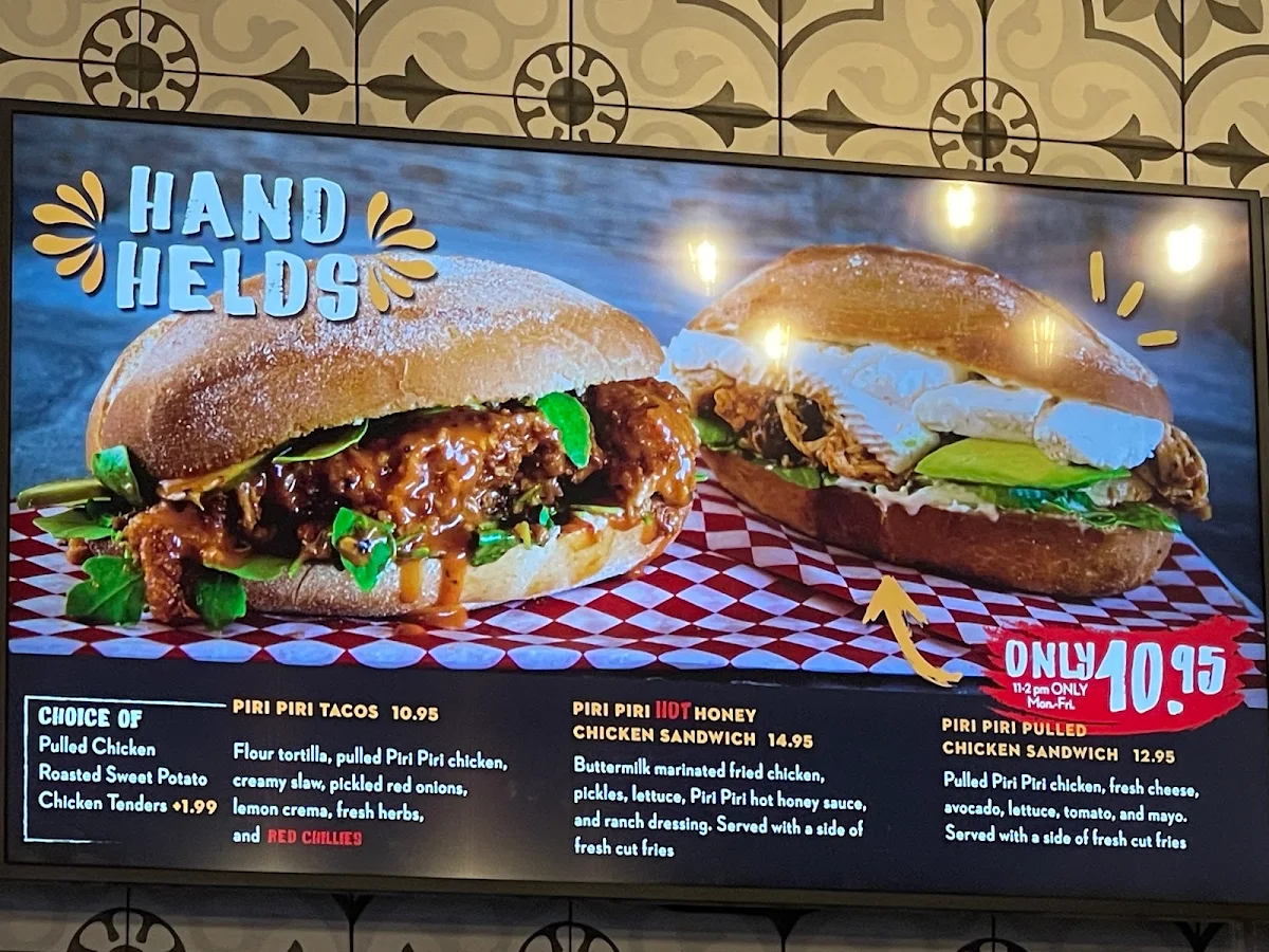 Menu, Hangry Chicken