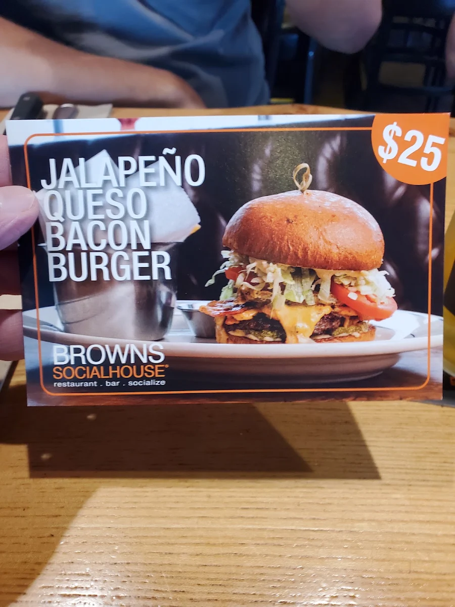 Menu, Browns Socialhouse Ridgecrest