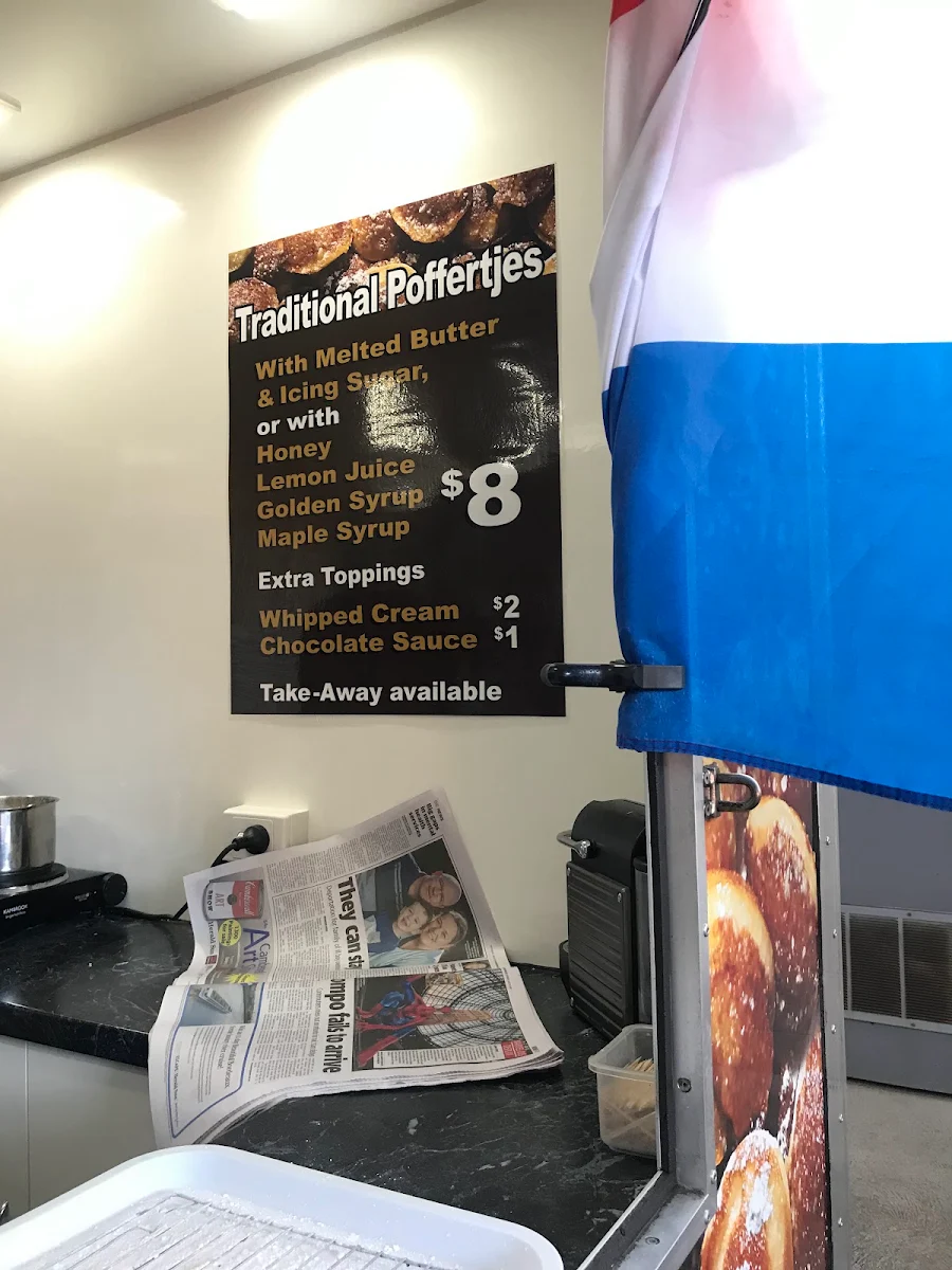 Menu, Dutch Poffertjes