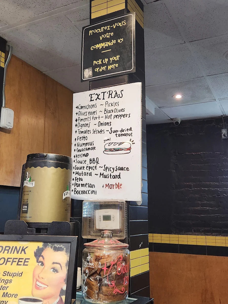 Menu, Joes Panini 24h
