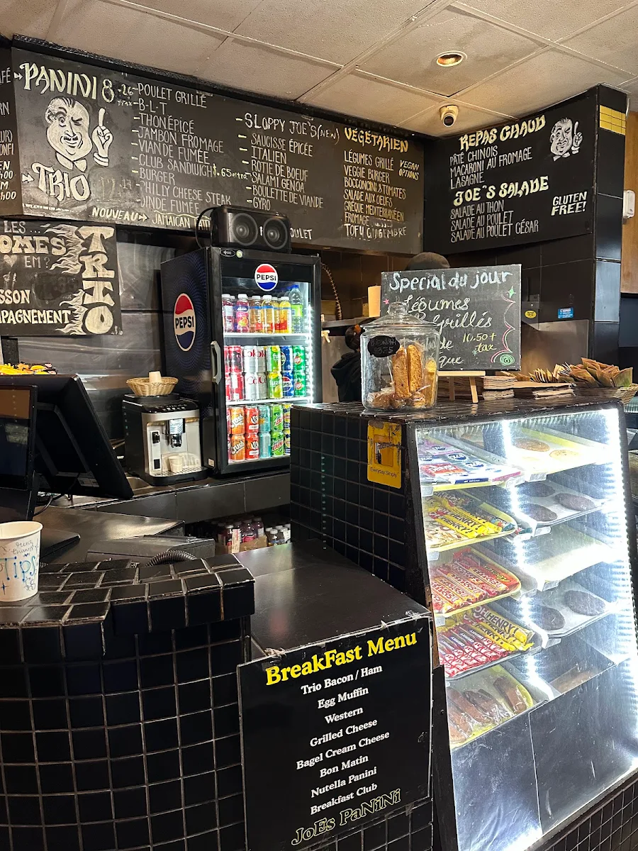 Menu, Joes Panini 24h