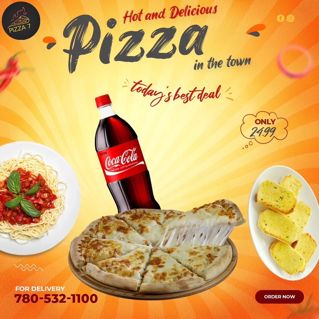 Menu, Pizza 7