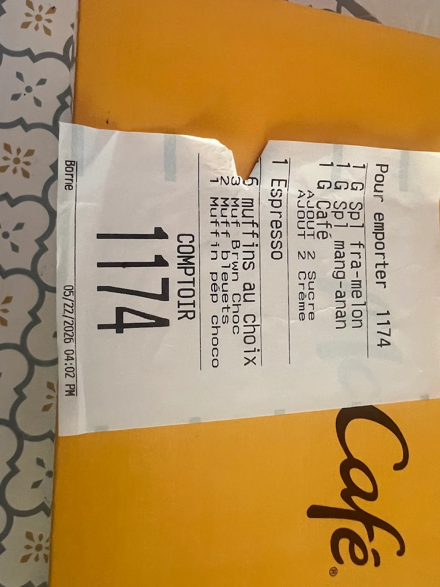 Menu, McDonald's