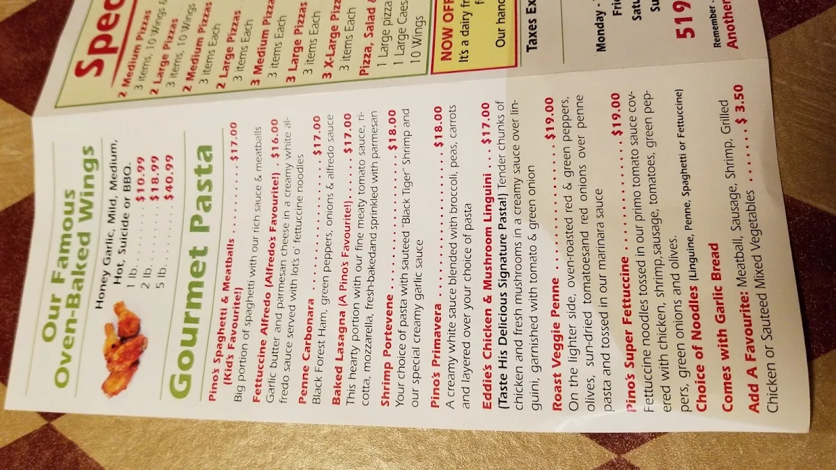 Menu photo 1