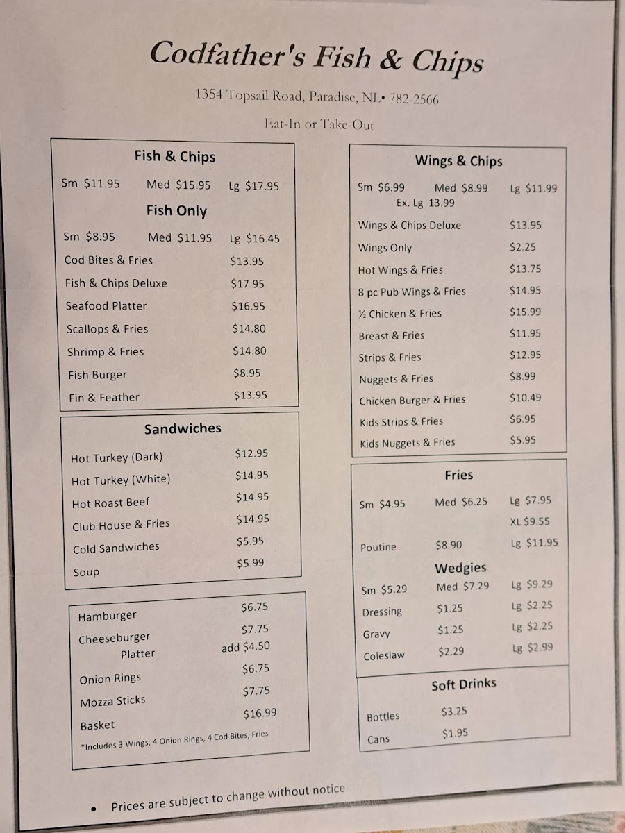 Menu photo 1