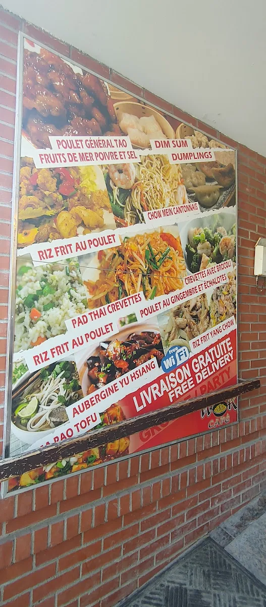 Menu, Wok Cafe