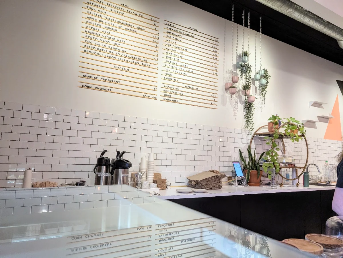 Menu, Bread Milk & Honey Cafe