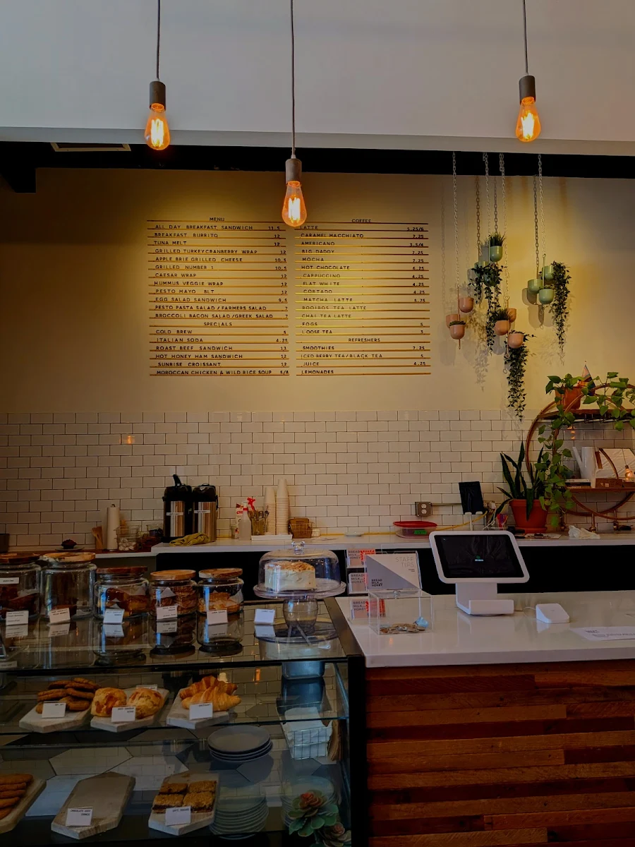 Menu, Bread Milk & Honey Cafe