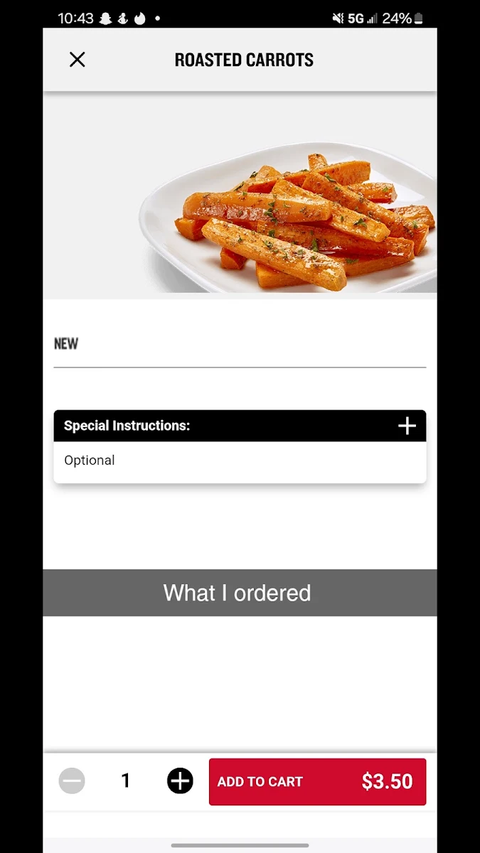Menu, Boston Pizza