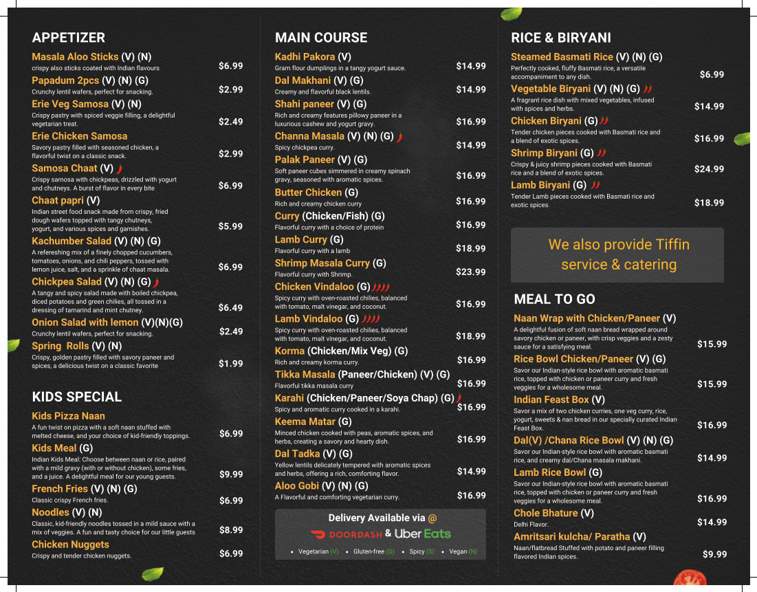 Menu photo 1