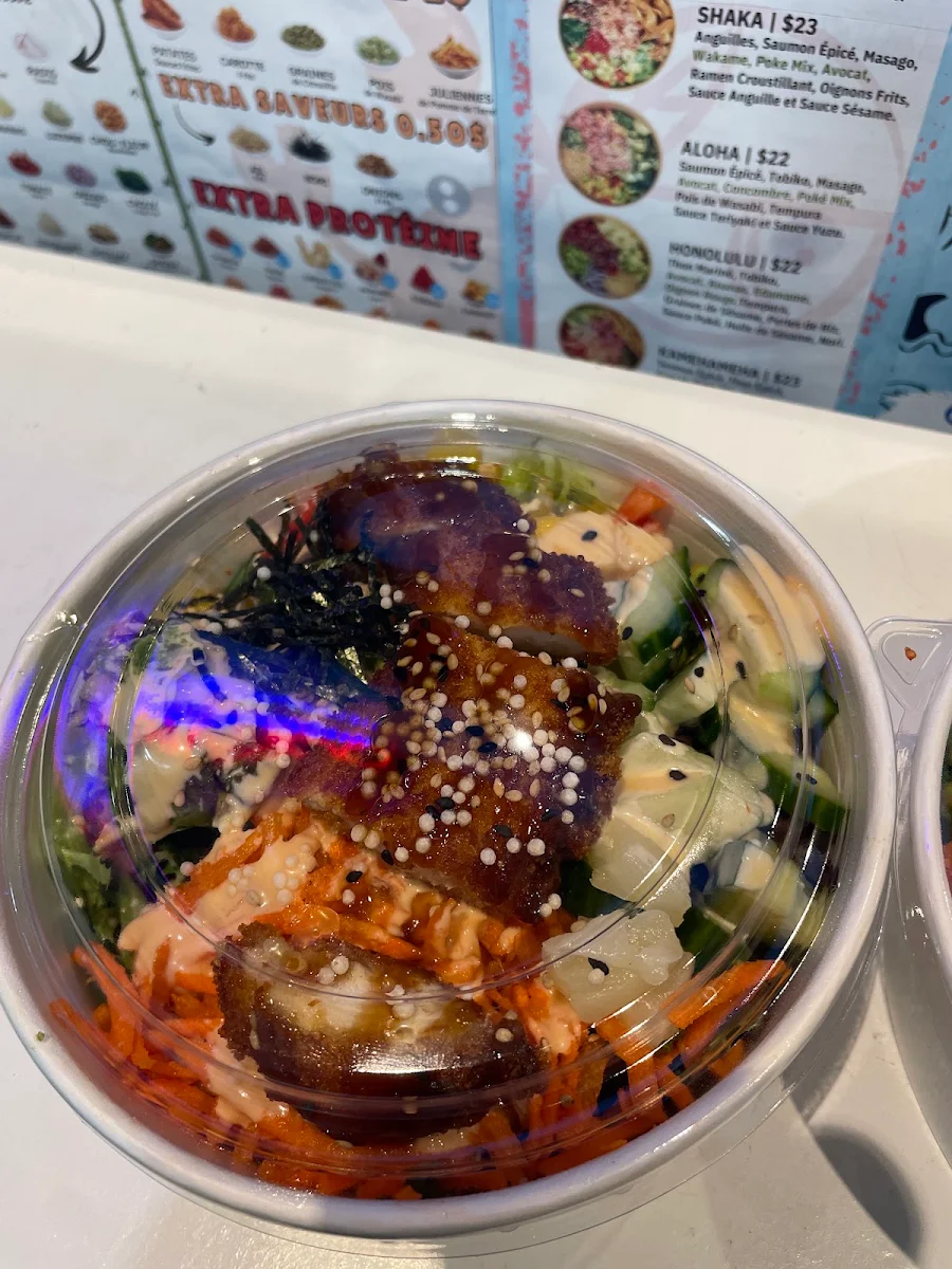 Menu, Le Poké Station Côte-des-Neiges (CDN)